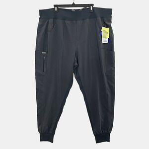NEW Landau Forward 7 Pocket Jogger‎ Scrub Pants Women's 3XL Pewter Workwear